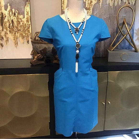 Royal Blue Open Back Dress - Picture 4 of 10